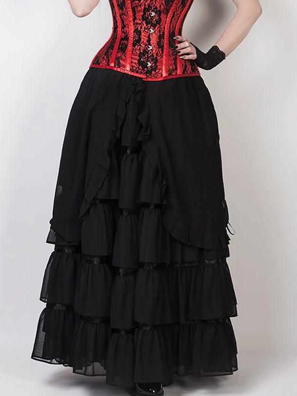 Victorian gothic skirt rok