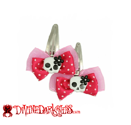 PINK DOTS haarclip