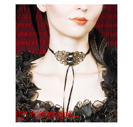 Antique Gothic Corset Choker