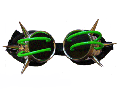 Green Tubes Goggles