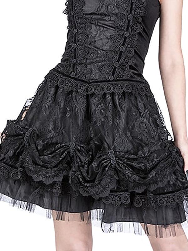 Siciliaanse Kanten Minirok Met Zachte Tule En Satijnen Roosjes - Restyle