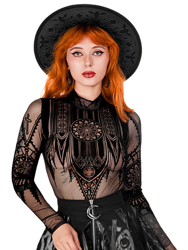 Gothic bodysuit Inverted Cathedral Restyle