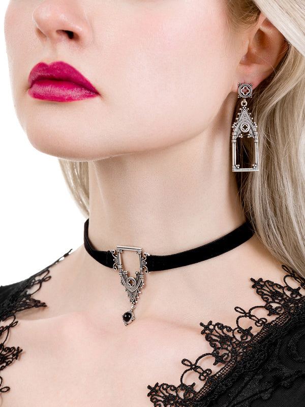 Cathedralis Choker - DivineDarkness- Online shop voor Gothic en Alternatieve Kleding!