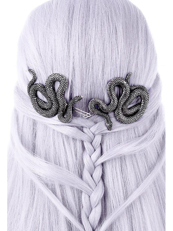 Snakes Haarclips - DivineDarkness- Online shop voor Gothic en Alternatieve Kleding!