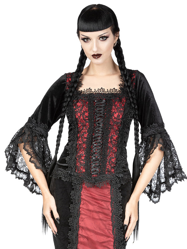 Gothic Top Sinister clothing