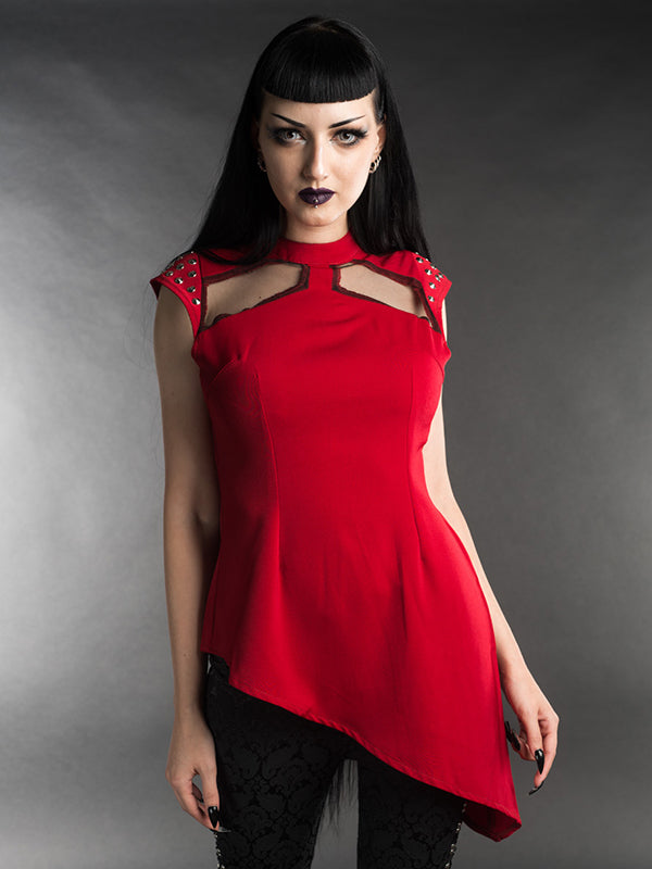 Gothic Top Red